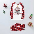 thumbnail image 6 of Nmnitkp Christmas Pajamas for Family Add Festive Atmosphere Family Christmas Pajamas Matching Sets PJ's Sleepwear Printed Top and Plaid Pants with Pockets Family Christmas Pajamas Matching Sets, 6 of 6