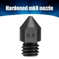 thumbnail image 3 of Baohd 3D Printer Extruder Hardened Steel Nozzle 3D Printer Accessory Replacement for E3D V5 V6, 0.8mm, 3 of 7
