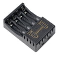 thumbnail image 5 of 4 Slot Battery Charger with Overcharge Protection for AA AAA Ni-MH Ni-CD Rechargeable Batteries Black, 5 of 7