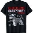 thumbnail image 2 of 5 Rules for Miniature Schnauzer Owners T-Shirt, 2 of 3