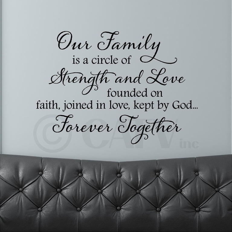 Our Family Lettering