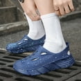 thumbnail image 4 of Mens Garden Clogs Shoes EVA Outdoor Quick Drying Platform Slip on Sandals Beach Summer Arch Support Slippers, 4 of 6