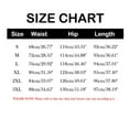 thumbnail image 3 of Audhol Striped Pants Women, Women's Striped Print Fashion Casual Patchwork Pocket Cotton Line Pants Loose Trousers Cropped Pants Casual Pants Loose Pants Black L, 3 of 3