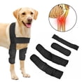 thumbnail image 4 of Didog Black Dog Front Legs Brace Hock Wraps Bandage --Help Wounds Compression Joint Wrap Wounds Elbow Protector, 4 of 13