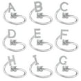 thumbnail image 4 of serony Initial Letter Ring for Women Girls Alloy Silver Alphabet Rings Adjustable Crystal Inlaid Initial Rings Gift Type17, 4 of 9