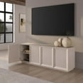 thumbnail image 2 of Morse Rectangular TV Stand for TV's up to 75" in Alder White, 2 of 9