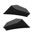 thumbnail image 4 of 2 alerones universales para motocicleta, ABS, dinámicos, laterales, para parabrisas, delanteros, de repuesto, color negro, 4 of 8