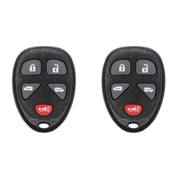 Car Key Fob Keyless Entry Remote for Chevrolet Uplander 2005-2008 FCC KOBGT04A Part Number 15788020 Pack of 2