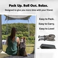 thumbnail image 6 of TRIXIE Elevated Camping Cot, Folding Dog Bed, Raised Travel Lounger for Medium Dogs up to 80 Pounds, 6 of 6