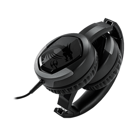 MSI - Immerse Wired Over-the-head Stereo Gaming Headset - Black