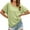 Green, variant on T Shirts for Women Spring Summer Solid Casual Crew Neck Short Sleeve Basic Tops Going out Tops