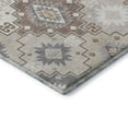thumbnail image 3 of Addison Rugs Mayfield Premium Machine Washable Transitional Ethnic Ivory Round Rug, 8' X 8' Machine Washable Transitional Ethnic Ivory Oversized Sherpa Throw Blanket, 3 of 6