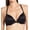 Black, variant on T-Shirt Bra One Fab Fit Extra Coverage T-Back Front Closure Underwire 7112