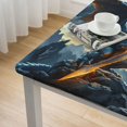 thumbnail image 5 of Acheng Dragon Sword Rock Square Tablecloth for Outdoor Picnic Camping and Indoor Kitchen Dining Party 100% Polyester Fiber 36*36, 5 of 8