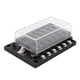 thumbnail image 4 of Soporte de bloque de caja de fusibles Likrtyny 12 V-32 V CC 12 vías con indicador LED, 4 of 6