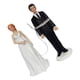thumbnail image 1 of Cateissary 1 unidad de adornos creativos para parejas de novios, figuritas para parejas, decoración romántica para tarta de boda, suministros Kits de decoración para fiestas, 1 of 6