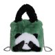 thumbnail image 1 of Mensajero Piel Panda Felpa 24 Nuevos Estilos Cubo Peludo Cara Que Cubre Gran Capacidad () Verde, 1 of 9