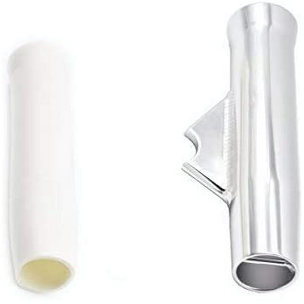 MARINE CITY Aluminum Flared Weldon White Vinyl Insert Fishing Rod