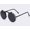 Black, variant on Retro Flip Cover Polarized Sunglasses for Men and Women, Metal Frame, Universal Fit, 130mm Width
