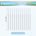 thumbnail image 2 of Uxcell 0.8mm Gel Pens Refills, 24 Pack Glitter Gel Pens Sparkle Metallic Ink Medium Point Colored Refill Set for Adults Coloring Books Journaling Scrapbooking Art Drawing, Silver, 2 of 6