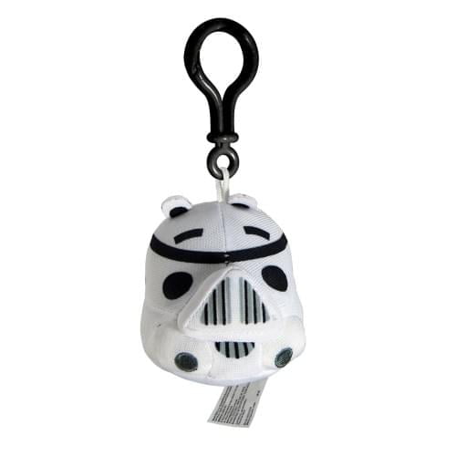 Star Wars Angry Birds StormTrooper Plush Toy Caricature BackPack Clip Key Ring 