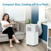 Garvee 8000 BTU Air Conditioner, Cooling 350 Sq.Ft, White