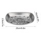 thumbnail image 2 of Fiudx Ofertas del día Bandeja de hojalata vintage para exteriores, para fruta, para acampar, para aperitivos, pasteles, para barbacoa, hojalata en relieve, 2 of 4