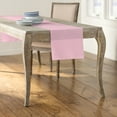 thumbnail image 2 of LA Linen Polyester Poplin Table Runner 14 by 108-Inch, Pink Light, 2 of 2