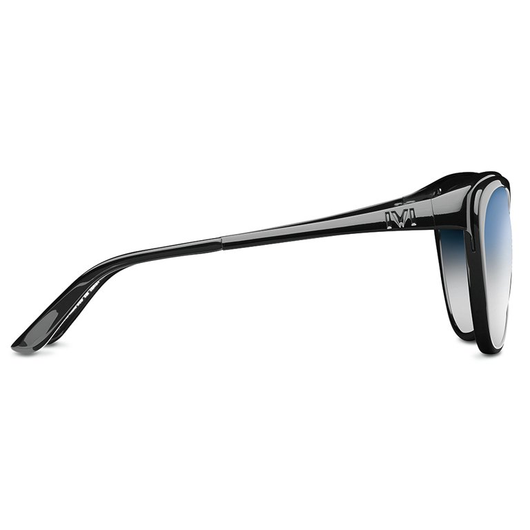 IVI Eyewear Daggerwing Polished Black Frame with Light Blue  display picture 1