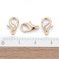 thumbnail image 5 of Zinc Alloy Lobster Claw Clasps Parrot Trigger Clasps Cadmium Free & Lead Free Light Gold 12x6mm Hole: 1.2mm, 5 of 6