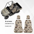 thumbnail image 5 of KUIFORTI White Horse UTV Seat Covers Seats Cover with Headrest Covers Comfortable Waterproof Rhino UTV Accessories Compatible with Yamaha Rhino 700 660 450 2004-2021, 5 of 7