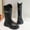 Black, variant on NAISIBABY Girls Knee High Boots, Wide Calf Lug Sole Back Zipper Fall Winter Fashion Princess Boots Black 2(Big Kids)