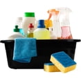 thumbnail image 4 of CadineUS 16 Quart Rectangular Plastic Washing Basin, Black Plastic Dish Pan, Wash Basin, 3 Packs, 4 of 6