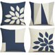 thumbnail image 1 of Throw Pillow Covers,Decorative Boho Throw Pillow Covers Printed Geometry Throw Pillow Covers Set of 4 Linen Square Cushion Covers Pillow Case for Room, 1 of 4