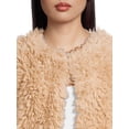 thumbnail image 4 of No Boundaries Juniors' Long Faux Fur Jacket, Size XS-XXXL, 4 of 5
