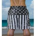 thumbnail image 6 of Men's American Flag Quick-Dry Swim Trunks with Cargo Pocket - Brushed Microfiber Board Shorts for Swimming, Surfing & Beach-7111-6-Md, 6 of 7