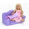 thumbnail image 5 of Sophia's Kids Plush Pull Out Couch/Double Bed Sized for 18" Dolls, 5 of 7