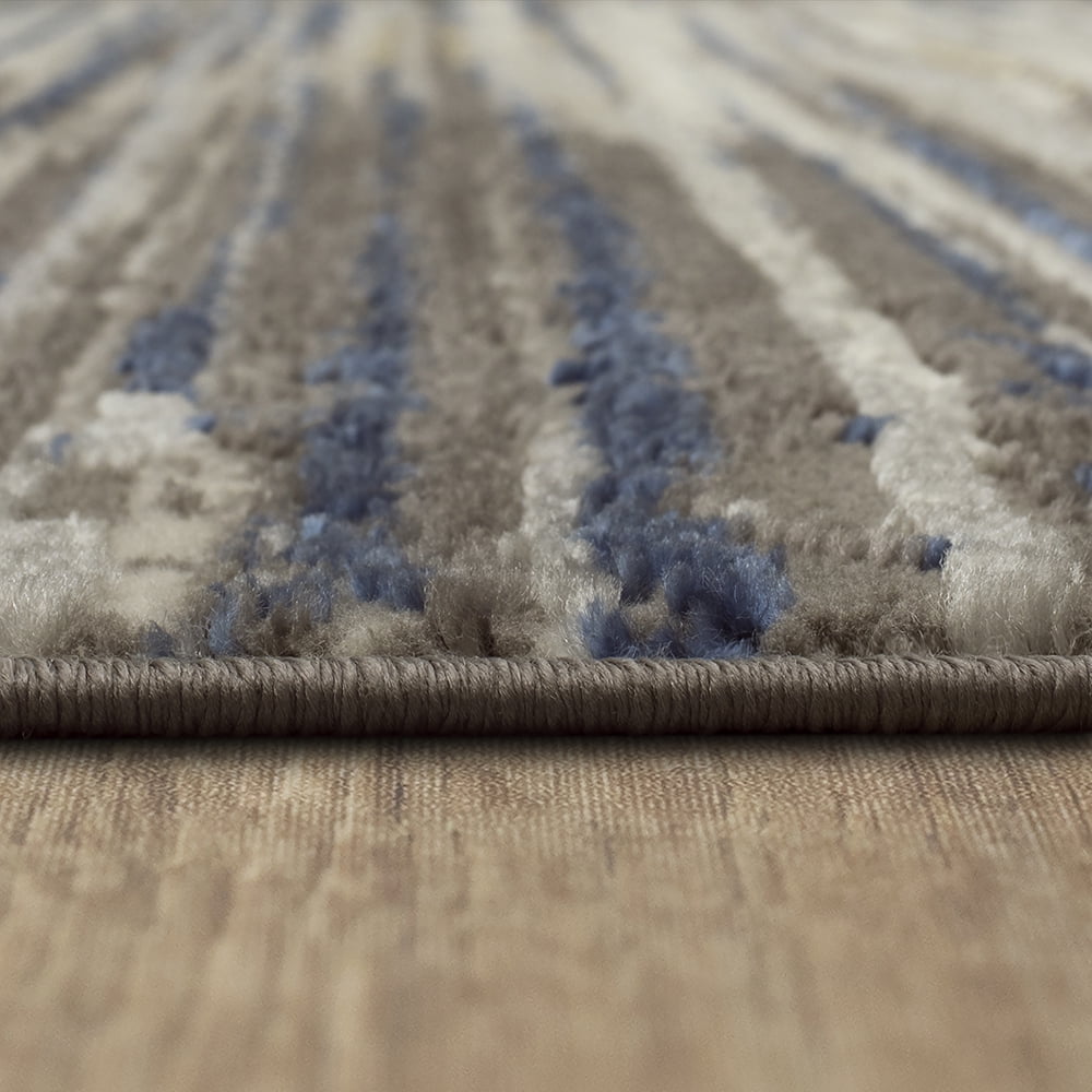 Mohawk Home Orpheus Indoor Woven Area Rug, Grey/Dark Blue, 2'11" x 5'