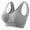 A1-Gray, variant on Womens Seamless Wireless Bras Sports Bras for Women High Support Sports Bra Wirefree Yoga Bra With Removable Pads Bras for Women