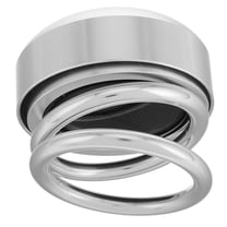 WORGEOUS Car Solar Powered Rotating Aromatherapy Diffuser with Double Ring Suspension for Car Interior Decoration and Freshening