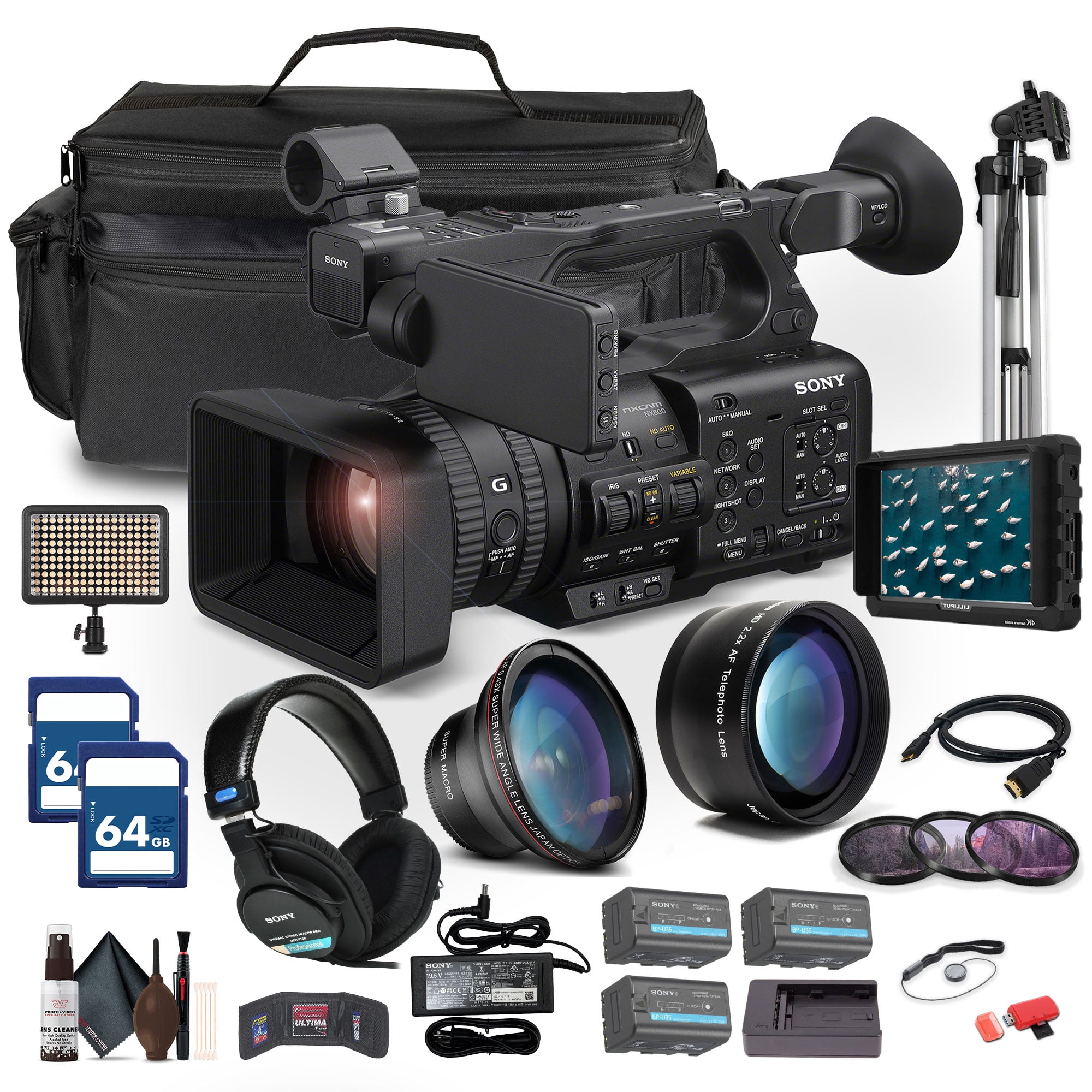 Sony PXW-Z200 4K XDCAM Camcorder with CFexpress Card + Accessory