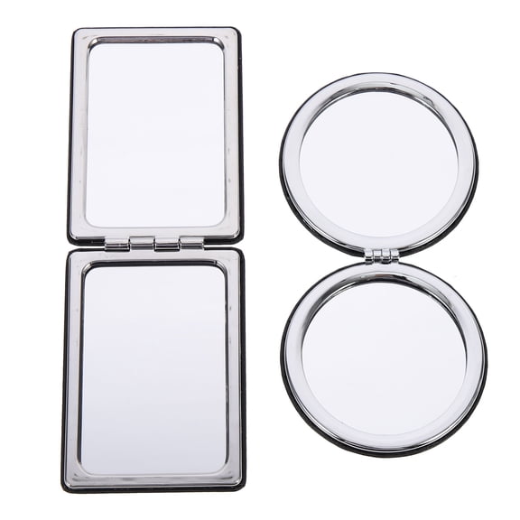 NUOLUX Mirror Makeup Folding Small Compact Pocket Hand Mirror Cosmetic Vanity Magnifying Travel Purse Mirrors Handbag Mini