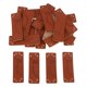 thumbnail image 4 of 20 piezas, varios patrones, etiquetas de material cuero PU, etiquetas con agujeros, , tejer, sombreros, accesorio para manualidades BLESIY  Etiquetas de etiquetas hechas a mano, 4 of 6