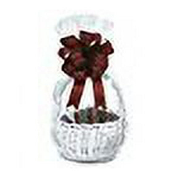 A1BakerySupplies Clear Cello Cellophane Bags Gift Basket Package Flat Gift Bags (14 In X 24 In Round Bottom)- 10 Pack