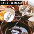 thumbnail image 3 of DUTTY Kitchen Thermometer Coffee Thermometer Tea Thermometer Food Thermometer Waterproof Digital Immediate Read Meat Thermometer with Long Probe for Liquid, Candle, Food, Milk, Fry, Candy, Roast 2pcs, 3 of 6