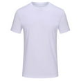 thumbnail image 1 of T-shirt à Manches Courtes Raglan Col Rond Uni pour Hommes - Entraînement Entraînement Physique, Nylon Respirant, Design Sportif - M-TTTTG, 1 of 6