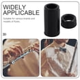 thumbnail image 3 of GETAJGHSD 2Set Flute Protective Sleeve Black Plastic Cylindrical For Professional Musicians And Storage, 3 of 6