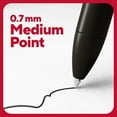 thumbnail image 3 of Staples TRU RED Retractable Quick Dry Gel Pens Med Point 0.7mm Blk 5/Pack TR54494, 3 of 9