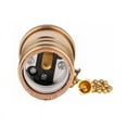 thumbnail image 4 of Portalámparas antiguo E27 con interruptor de cable de cobre, latón cobre, 4 of 5