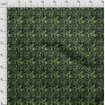 thumbnail image 4 of oneOone Rayonne Tissu Noir Abstractions Matière de Robe Tissu Imprimé Tissu au Mètre 56 Pouces de Large, 4 of 5